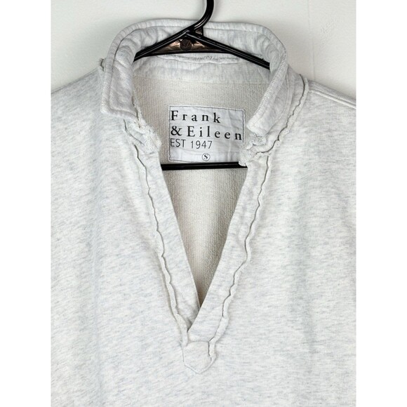 Frank And Eileen Popover Henley Light Grey Size Small - Picture 3 of 10